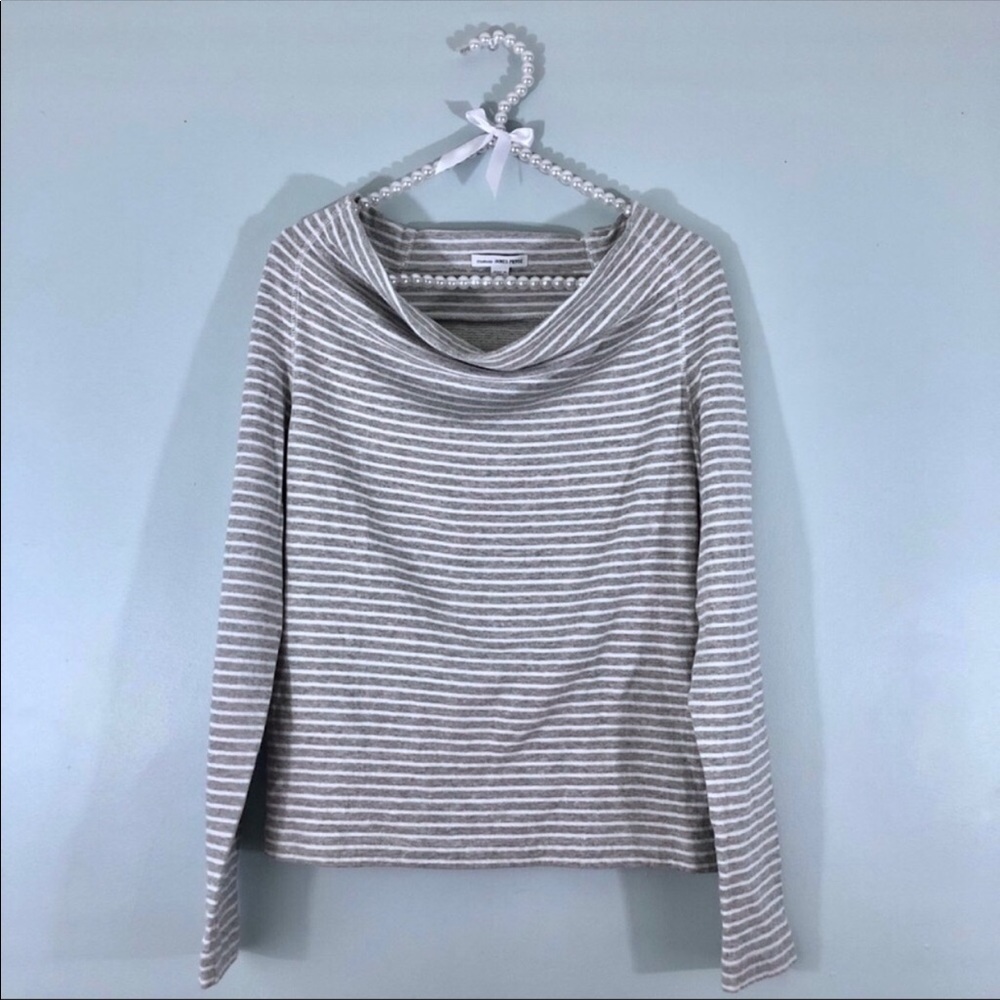 Standard James Perse | Drape Neck Striped Top